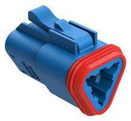 AUTOMOTIVE HOUSING, PLUG, 3POS, 13A, BLU