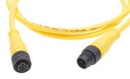 SENSOR CORD, 3P M12 PLUG-RCPT, 3.3 