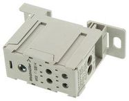 POWER DISTRIBUTION BLOCK, DIN RAIL, 14-2/0 AWG