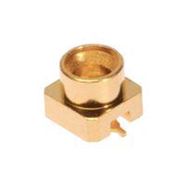 RF COAXIAL, STRAIGHT FLANGED PLUG, PCB