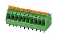 TERMINAL BLOCK, WTB, 9POS, 24-12AWG, TH