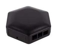 ENCLOSURE, HEX-BOX IOT, ABS, BLACK