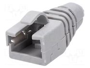 RJ45 plug boot; light grey ENCITECH