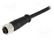 Connector: M12; plug; PIN: 5; female; A code-DeviceNet / CANopen 