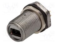 Connector: USB A mini; 1310; THT; USB 2.0; IP67 