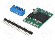 DC-motor driver; VNH5019; 20kHz; PWM; 12A; Uin mot: 5.5÷24V; Ch: 1 POLOLU