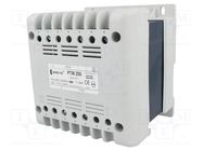 Transformer: mains; 250VA; 230VAC; 110V; Leads: terminal block BREVE TUFVASSONS