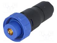 Connector: SMB; plug; RG174; internal thread; Buccaneer SMB; IP68 