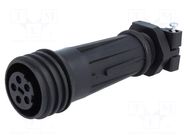 Connector: circular; plug; female; PIN: 5; 32A; 600V; Buccaneer 900 BULGIN