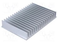 Heatsink: extruded; grilled; L: 100mm; W: 150mm; H: 25mm; aluminium STONECOLD