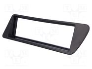 Radio frame; Peugeot; 1 DIN; black 