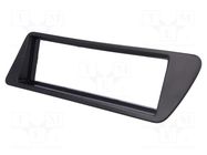 Radio frame; Peugeot; 1 DIN; black COMPOTECH