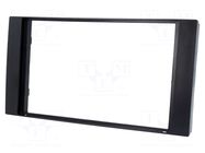 Radio frame; Ford; 2 DIN; black 4CARMEDIA