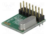 Module: RF; FM transmitter; FSK; 868MHz; SPI; 1.8÷3.6VDC; 20dBm; THT HOPE MICROELECTRONICS