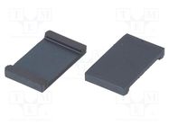 Ferrite: two-piece; 27Ω; A: 16.5mm; B: 2mm; C: 10.25mm; D: 12.5mm RICHCO