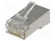 Connector: RJ45; plug; PIN: 8; Cat: 6; shielded; Layout: 8p8c NINIGI