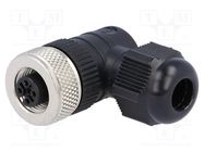 Connector: M12; plug; PIN: 4; female; A code-DeviceNet / CANopen LUMBERG AUTOMATION