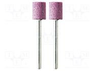 Grindingstone; Ø: 10mm; Ø: 3mm; Tip mat: aluminium oxide; 2pcs. PG MINI