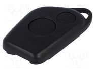 Front panel for remote controller; MINITOOLS; Body col: black 