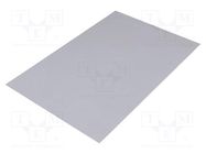 Heat transfer pad: silicone caoutchouc; L: 220mm; W: 150mm; 1W/mK 