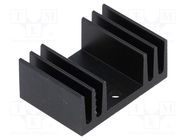 Heatsink: extruded; TO220; black; L: 20mm; W: 29mm; H: 11.5mm; 15K/W FISCHER ELEKTRONIK