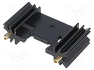 Heatsink: extruded; TO220,TO3P; black; L: 25.4mm; W: 45mm; H: 12.7mm FISCHER ELEKTRONIK