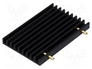 Heatsink: extruded; grilled; TO218,TO220,TO247,TO248,TO3P; black FISCHER ELEKTRONIK