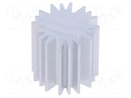 Heatsink; LED; Ø: 20mm; H: 20mm FISCHER ELEKTRONIK