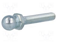 Pin; M8; Plunger mat: steel; Ø: 14mm; Plating: zinc; Thread len: 43mm ELESA+GANTER