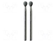 Grindingstone; Ø: 4mm; Ø: 3mm; ceramic grinding,crystal grinding PG MINI