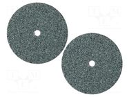 Grinding wheels; Ø: 22mm; ceramic grinding,grinding glass; 2pcs. PG MINI