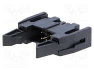 Connector: IDC; socket; male; PIN: 6; straight; with ejector; THT AMPHENOL COMMUNICATIONS SOLUTIONS