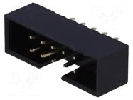 Connector: IDC; socket; male; PIN: 10; straight; THT; 2mm; 2x5; black AMPHENOL COMMUNICATIONS SOLUTIONS