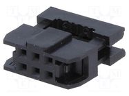 Connector: IDC; plug; female; PIN: 6; with cable clamp; IDC; 1mm Amphenol Communications Solutions