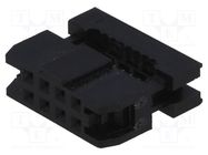 Connector: IDC; plug; female; PIN: 8; without strain relief; IDC Amphenol Communications Solutions