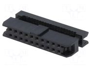 Connector: IDC; plug; female; PIN: 20; IDC; for ribbon cable; 2mm AMPHENOL COMMUNICATIONS SOLUTIONS