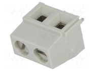 Connector: PCB terminal block; terminal; 13.5A; 300V; angled 90° TE Connectivity