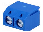 Connector: PCB terminal block; terminal; 16A; 300V; angled 90° NINIGI