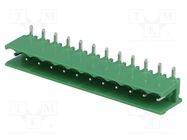 Pluggable terminal block; Contacts ph: 5.08mm; ways: 12; socket 