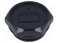 Fill plug; without side hole; Thread: M40; Overall len: 24mm ELESA+GANTER