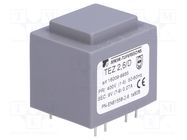 Transformer: encapsulated; 2.5VA; 400VAC; 9V; 277.8mA; PCB; IP00 BREVE TUFVASSONS