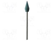 Tip fpr polishing; Ø: 6mm; Ø: 3mm; for polishing ferrous metals PG MINI