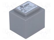 Transformer: encapsulated; 3VA; 230VAC; 12V; 250mA; PCB; IP00 INDEL