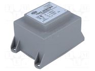 Transformer: encapsulated; 30VA; 230VAC; 15V; 2A; PCB; IP00 INDEL