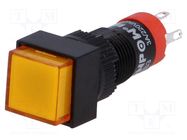 Switch: push-button; Pos: 2; SPDT; 0.5A/250VAC; 1A/24VDC; ON-(ON) ONPOW