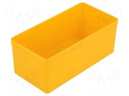 Box; polystyrene; yellow; 54x108x45mm; EuroPlus Insert 45 ALLIT AG