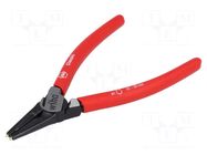 Pliers; for circlip; external; 10÷25mm; Pliers len: 140mm; Classic WIHA