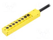 Splitter; 5m; PIN: 3; 10V,30V; IP67; with LED,with lead; 2A; IN: 8 MOLEX