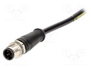 Connector: M12; plug; PIN: 5; male; A code-DeviceNet / CANopen; 2m 