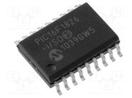 IC: PIC microcontroller; 3.5kB; 32MHz; 1.8÷5.5VDC; SMD; SO18; PIC16 MICROCHIP TECHNOLOGY